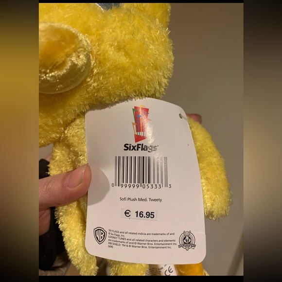 Tweety Bird - Plush Six Flags Vintage Looney Tunes - Picture 4 of 4